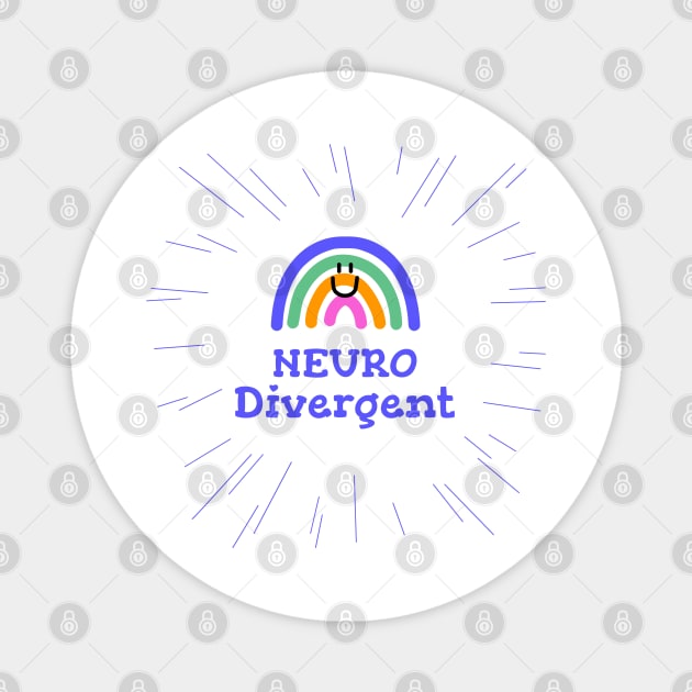 Neurodivergent Magnet by ZB Designs